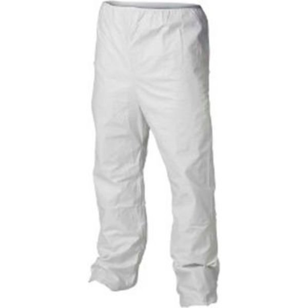 Keystone Safety KeyGuard® Pants, Elastic Waist, Open Cuff, White, MD 50/Case PANT-KG-MD